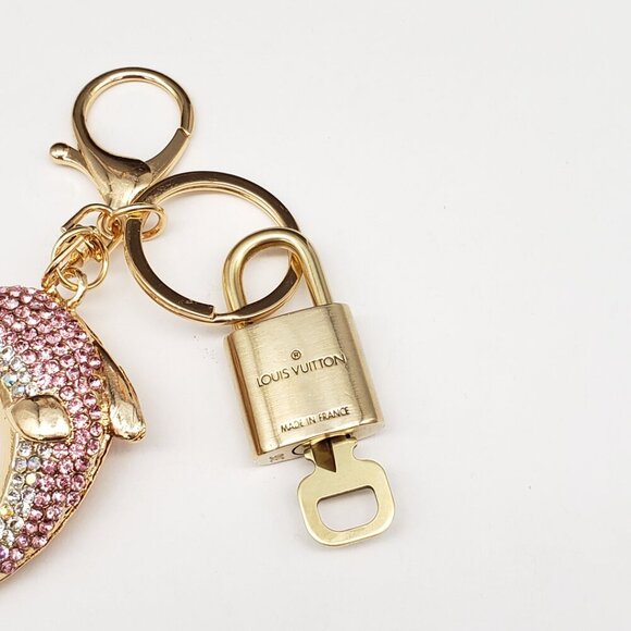 Authentic Louis Vuitton Lock & Key with unbranded Bagcharm, Keycharm, Keychain - Picture 7 of 7